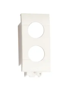 Adapter for PDM00 Fracarro 2 holes Bticino Living Light white 280802-FRA 280802-Fracarro