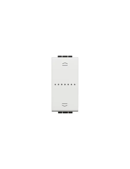 Comando Tapparelle Fontini Neo Evo - Colore Bianco Lucido, Per Canaline Fino A 10 Mm, Scatole 67 Mm, Made In Spain