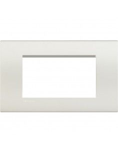 Bticino Livinglight placca 4 moduli quadra bianco LNA4804BI-BTI LNA4804BI-BTicino